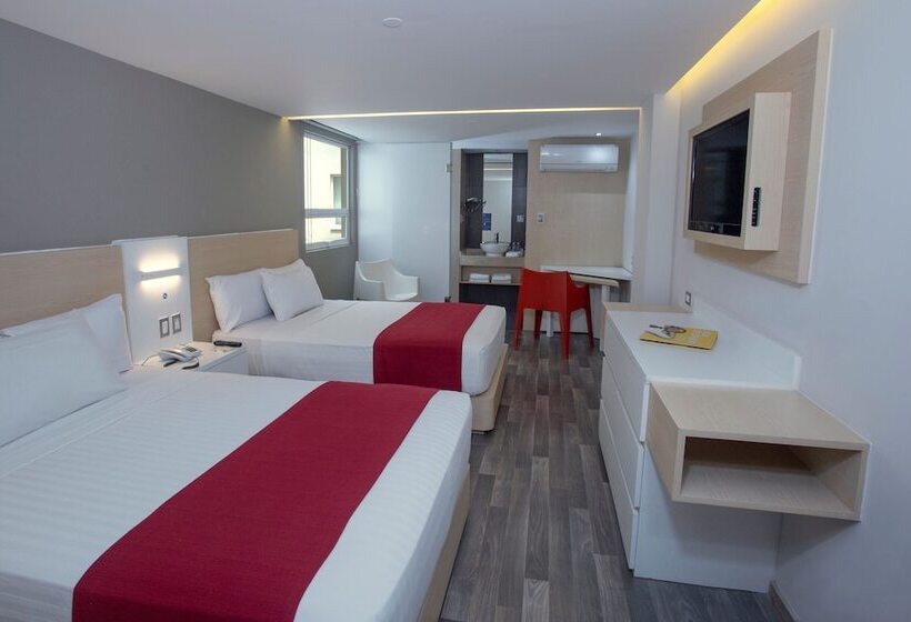 2ダブルベッドのスタンダードルーム, City Express By Marriott Ciudad De México Alameda