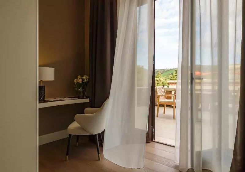 Deluxe-huone Terassi, Grand Hotel Castrocaro Longlife Formula
