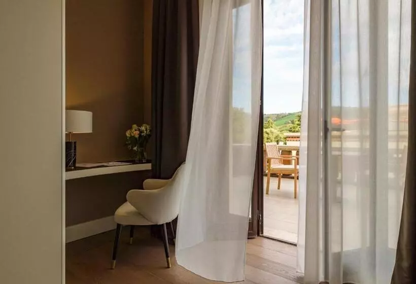 Deluxe-huone Terassi, Grand Hotel Castrocaro Longlife Formula