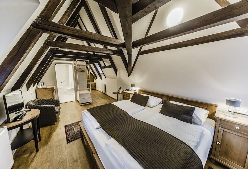 اتاق استاندارد با چشم‌انداز رودخانه, Archibald At The Charles Bridge