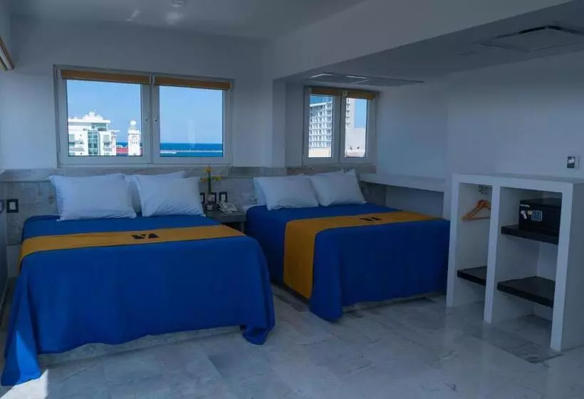 オーシャンビュースタンダードルームバルコニー付き, Hawaii Hotel Veracruz