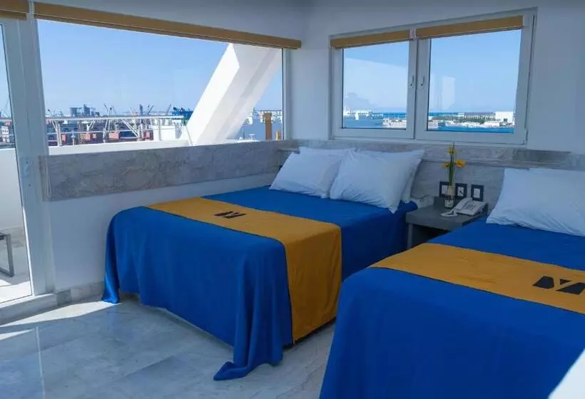 オーシャンビュースタンダードルームバルコニー付き, Hawaii Hotel Veracruz
