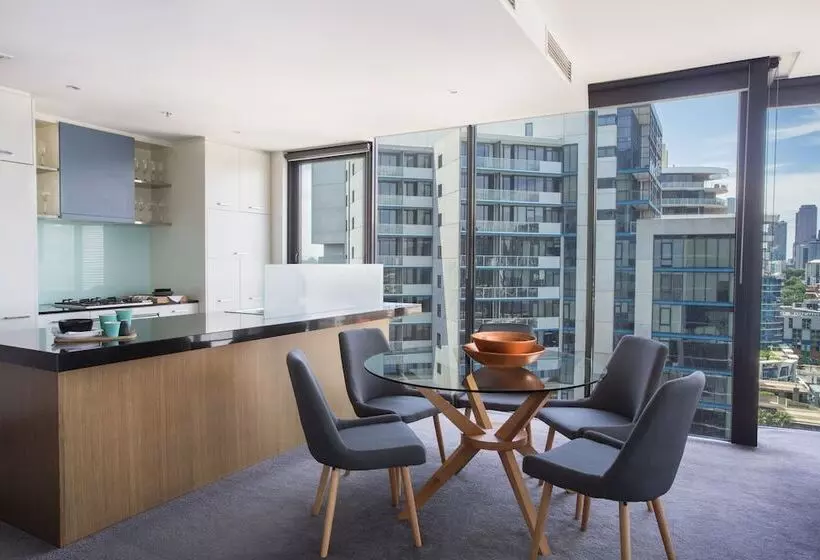 ３ベッドルームアパートメント, The Sebel Residences Melbourne Docklands Serviced Apartments