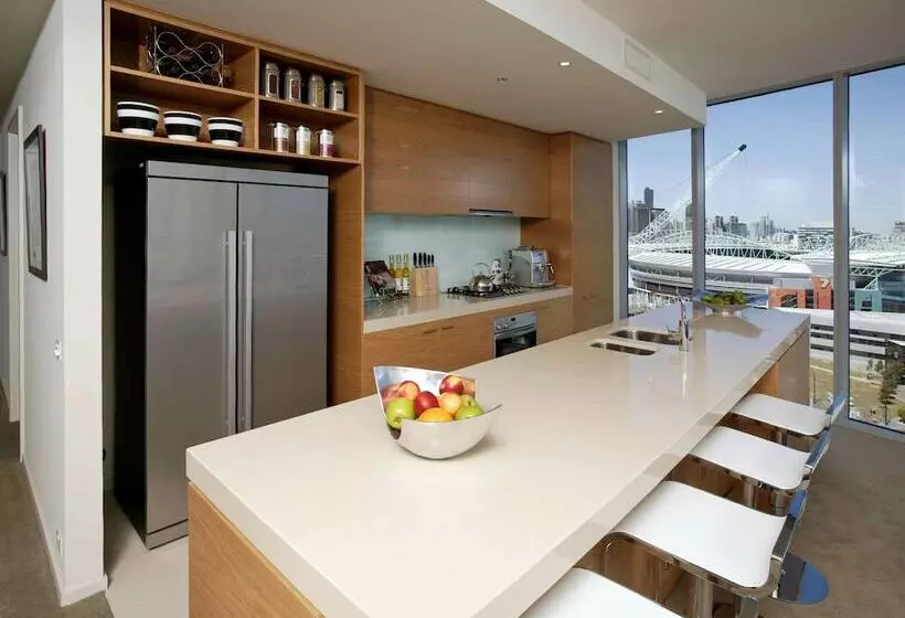 ３ベッドルームアパートメント, The Sebel Residences Melbourne Docklands Serviced Apartments
