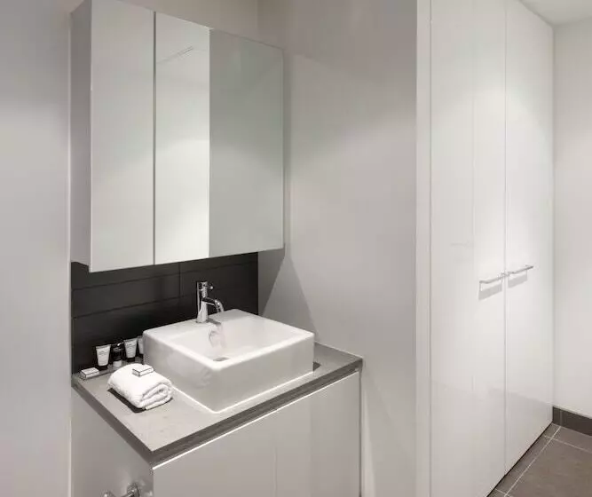 ダブルベッドのスタンダードスタジオ, The Sebel Residences Melbourne Docklands Serviced Apartments