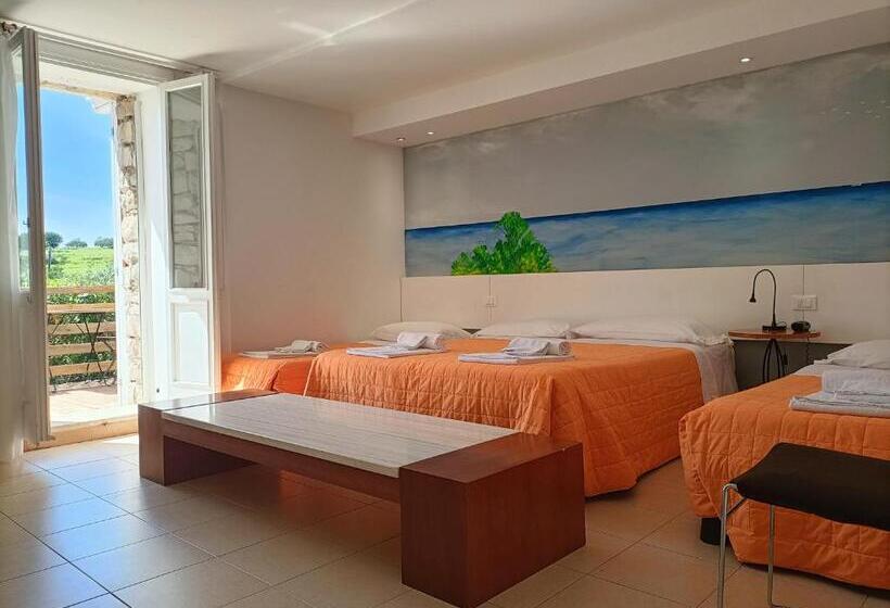 اتاق استاندارد چهار تخته, Villa Aurea
