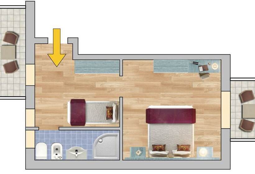 Suite with Terrace, Meridianus