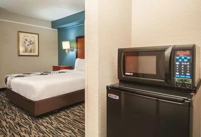 身障者適用ダブルベッド付きスタンダードルーム, La Quinta Inn By Wyndham San Antonio Brooks City Base