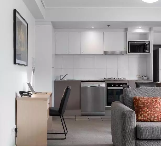 景色の見える一ベッドルームアパートメント, Oaks Brisbane On Felix Suites