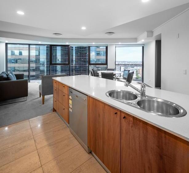 דירת שלושה חדרים, Oaks Brisbane On Felix Suites