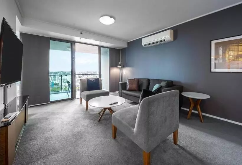 ３ベッドルームアパートメント, Oaks Brisbane On Felix Suites