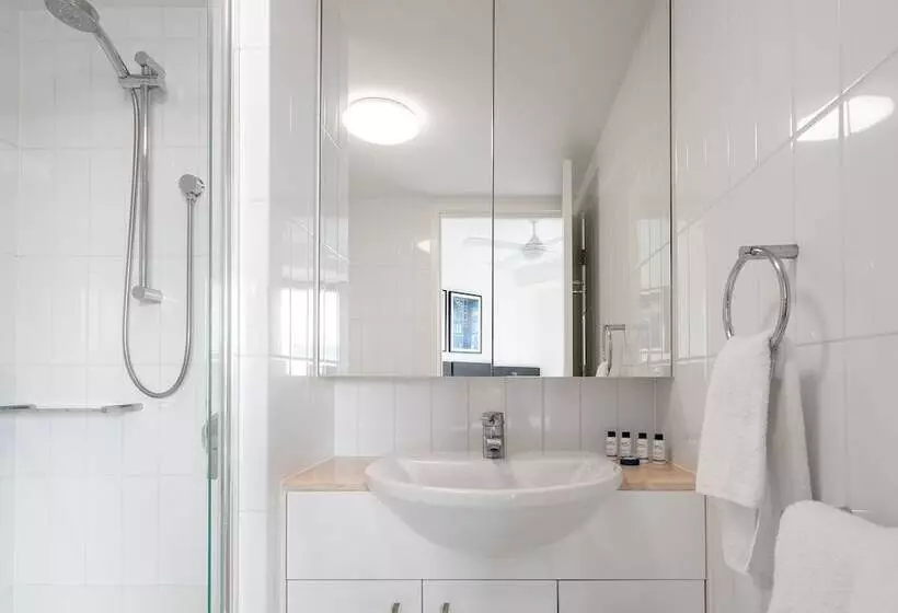 ２ベッドルームアパートメント, Oaks Brisbane On Felix Suites