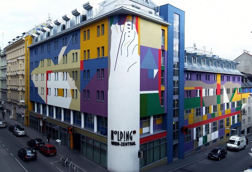 اتاق استاندارد یک تخته با چشم‌انداز شهر, Kolping Wien Zentral