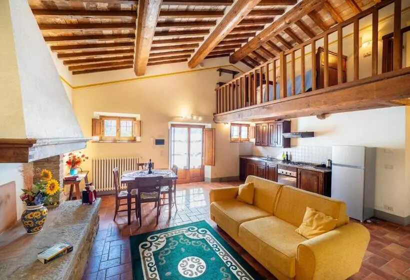 Huoneisto 1 Makuuhuone, Villa Borgo San Pietro