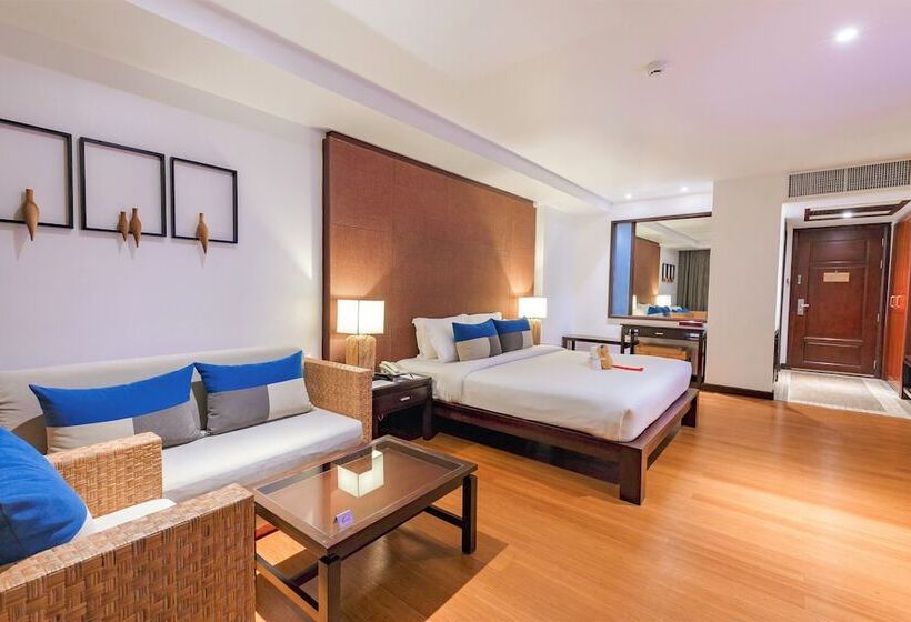 풀장 전망 디럭스 룸, Baan Laimai Beach Resort & Spa  Sha Extra Plus