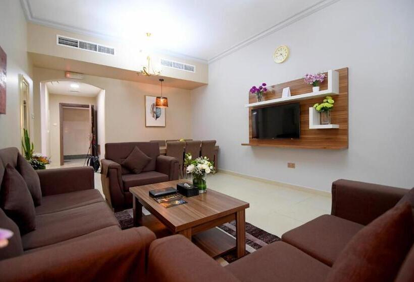 اتاق لوکس چهار تخته, Emirates Stars Hotel Apartments Dubai