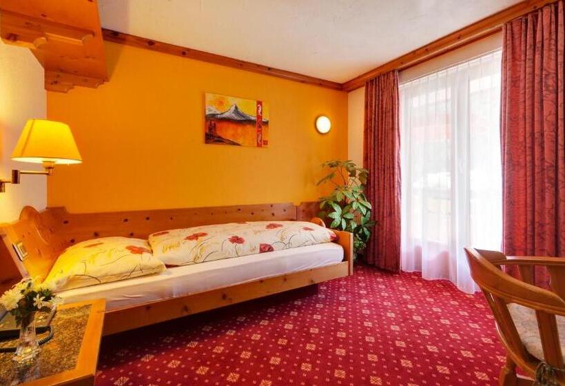 Standard Einzelzimmer mit Balkon, Christiania Saas Fee