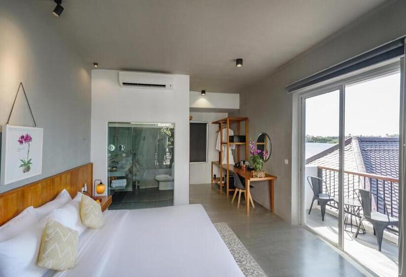 غرفة ديلوكس مطلّة علي البحر, Phka Kravan Boutique