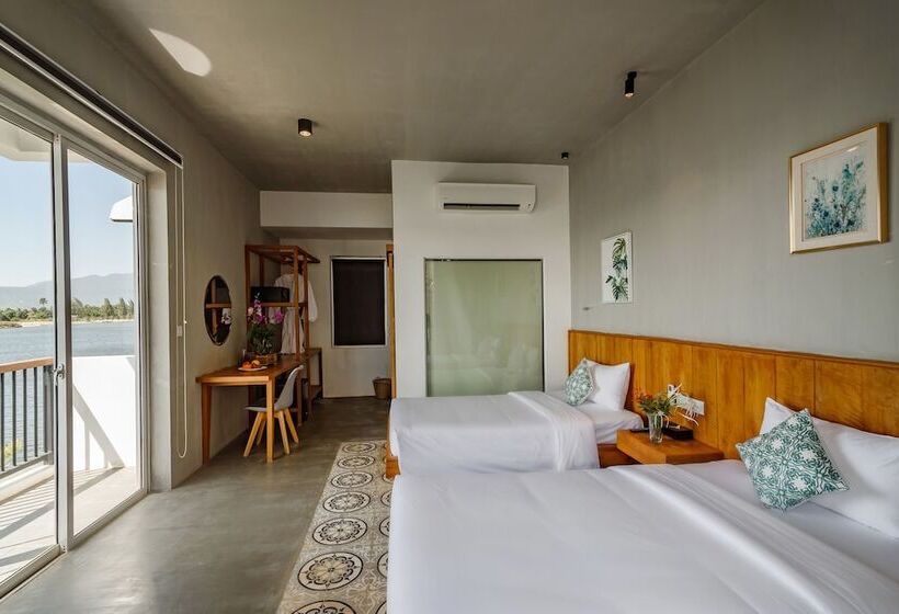 غرفة ديلوكس مطلّة علي البحر, Phka Kravan Boutique