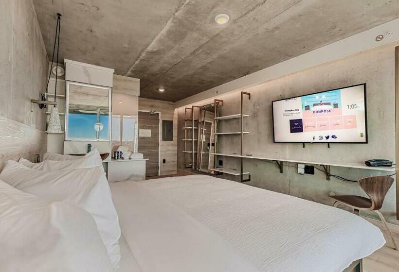 חדר סטנדרט עם מיטת קינג, Kompose Boutique Hotel Sarasota