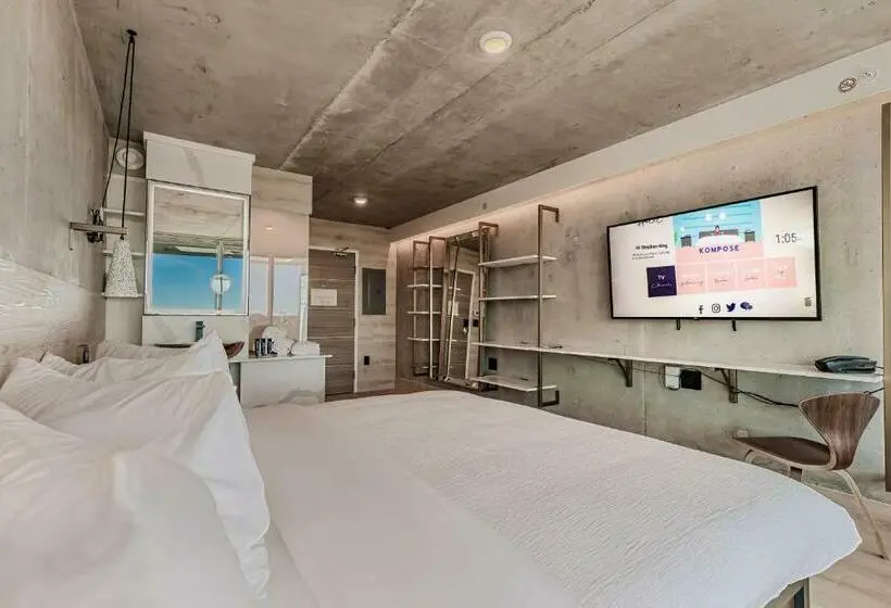 キングサイズベッドのスタンダードルーム, Kompose Boutique Hotel Sarasota