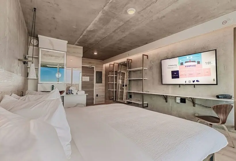 ダブルベッドスタンダードルーム, Kompose Boutique Hotel Sarasota