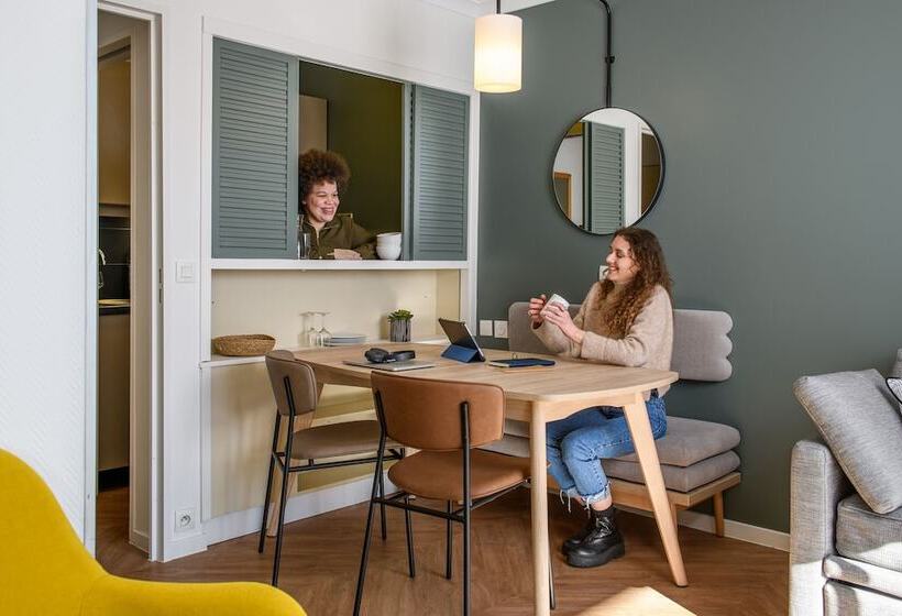 １ベッドルームアパートメント, Aparthotel Adagio Paris Buttes Chaumont