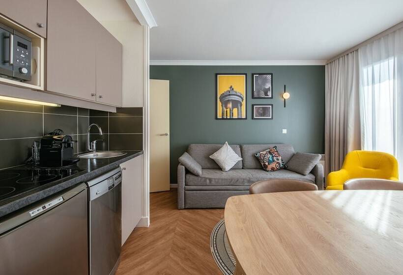 １ベッドルームアパートメント, Aparthotel Adagio Paris Buttes Chaumont