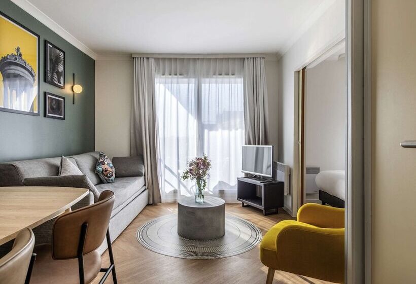 ２ベッドルームアパートメント, Aparthotel Adagio Paris Buttes Chaumont