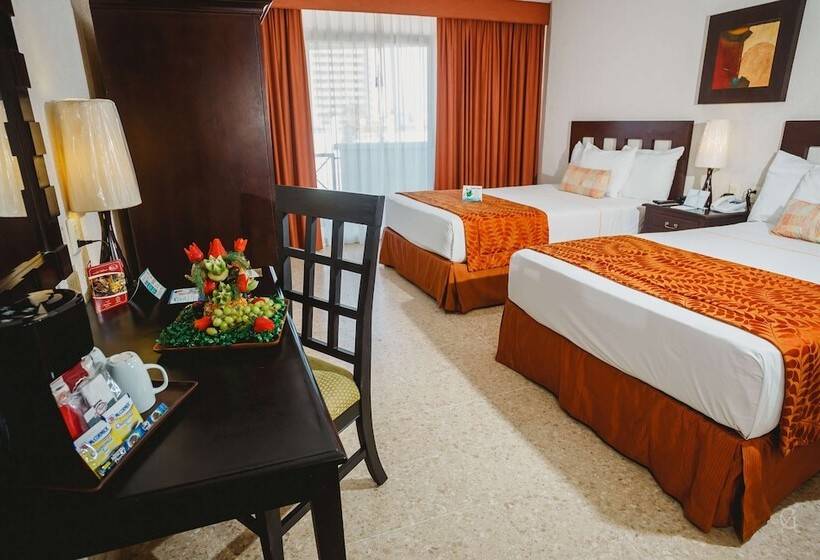 2ダブルベッドのスタンダードルーム, Best Western Hotel Posada Freeman Zona Dorada