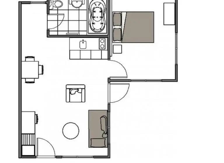 １ベッドルームアパートメント, South Street West Motel
