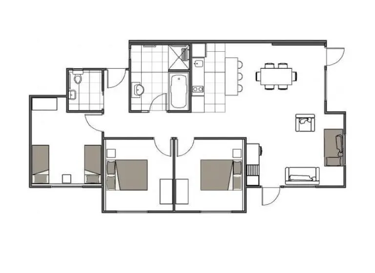 ３ベッドルームアパートメント, South Street West Motel