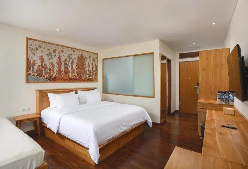 キングサイズベッドのデラックスルーム, Giriwood Hotel & Villa