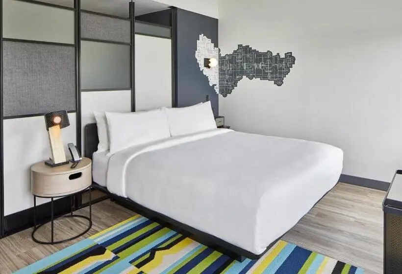 اتاق استاندارد با تخت بزرگ برای معلولان, Aloft Chattanooga Hamilton Place