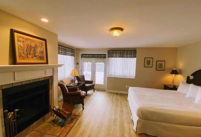 스탠다드 룸 킹사이즈 침대, Auberge Le Tricorne