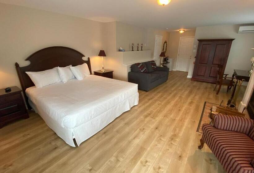 스탠다드 룸 킹사이즈 침대, Auberge Le Tricorne