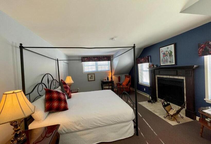 스탠다드 룸 킹사이즈 침대, Auberge Le Tricorne