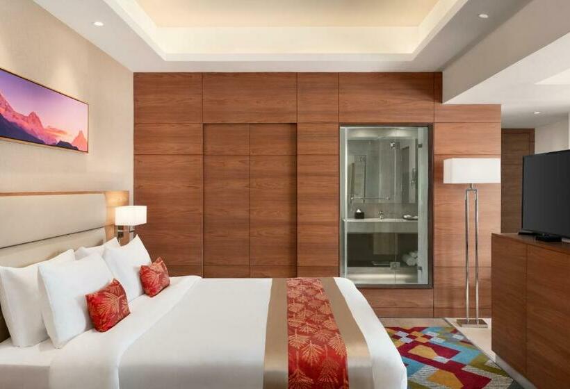 غرفة ديلوكس سرير كينج مطلة على المدينة, Ramada Encore By Wyndham Kathmandu Thamel
