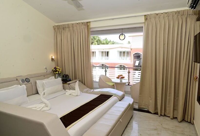 חדר פרמיום עם נוף לבריכה, Vits Shanti Solitaire Arpora