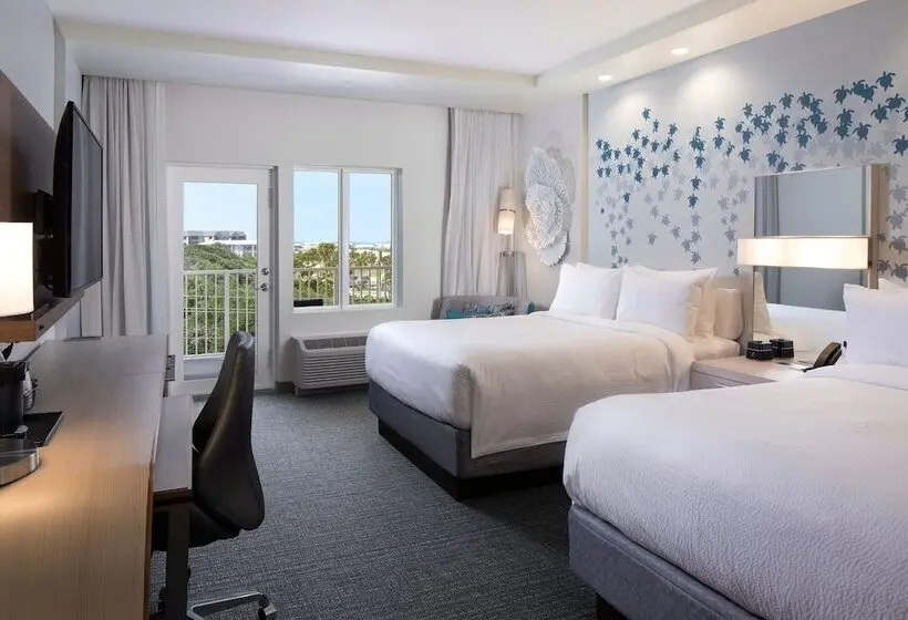 2ダブルベッドのスタンダードルーム, Courtyard Amelia Island