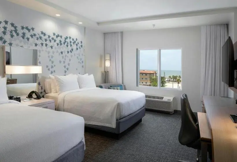 اتاق استاندارد با چشم‌انداز دریا, Courtyard Amelia Island