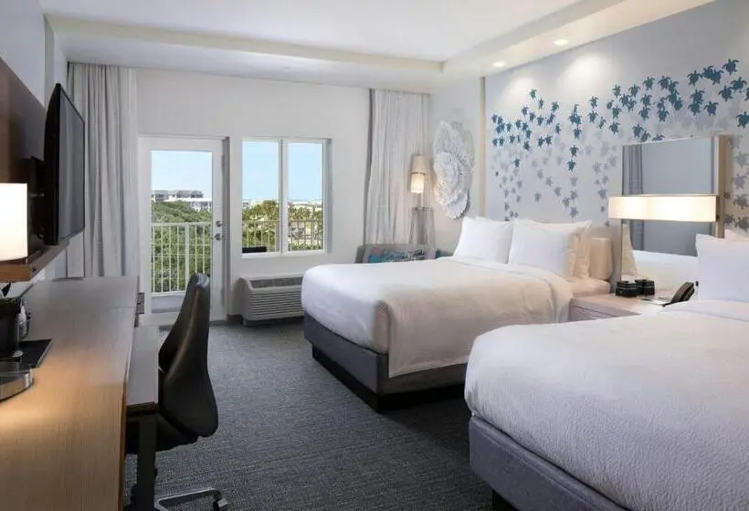 اتاق استاندارد با چشم‌انداز دریا, Courtyard Amelia Island