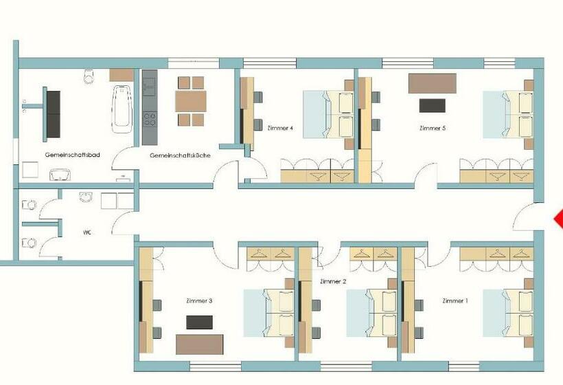 Номер Basic, Bellevue Boardinghouse