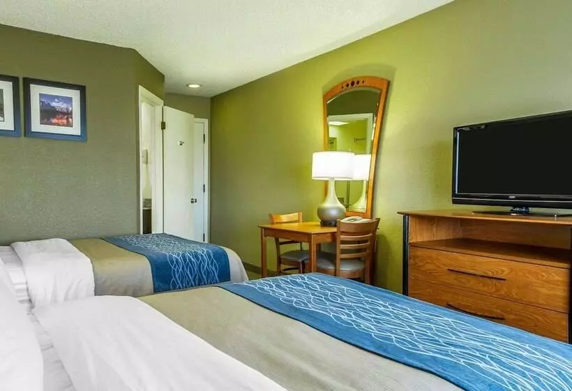 ２ダブルベッドのスタンダードルーム, Comfort Inn Modesto