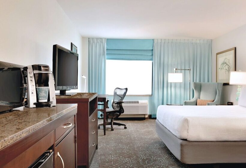 Quarto Estandar Cama King para Deficientes Físicos, Hilton Garden Inn Worcester