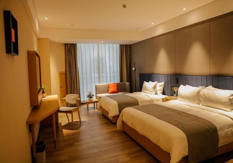 غرفة ديلوكس عائلية, Lanou Hotel Jinzhou Red Star Macalline