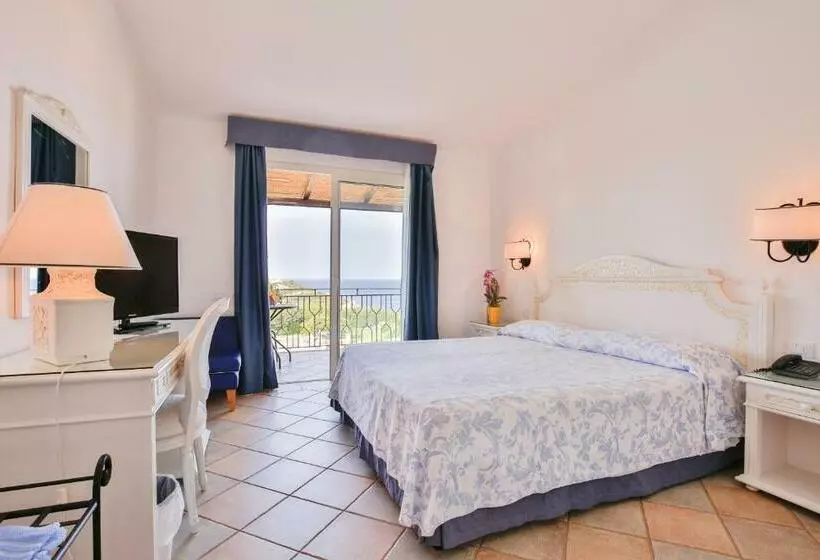 اتاق استاندارد با چشم‌انداز دریا, Grand Hotel In Porto Cervo