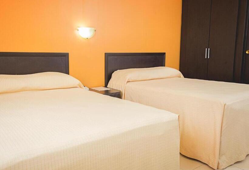 带2个双人床的标准工作室, Miraflores Villahermosa