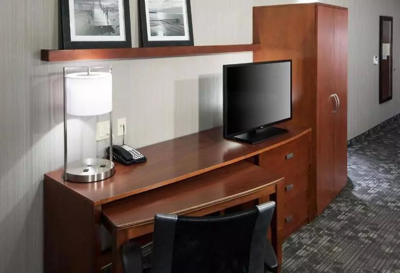 اتاق استاندارد با تخت بزرگ, Courtyard By Marriott Santa Clarita Valencia