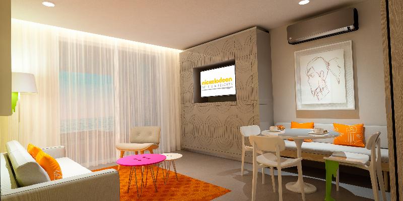 キングサイズベッドのスイートルーム, Nickelodeon Hotels & Resorts Riviera Maya   Gourmet All Inclusive By Karisma